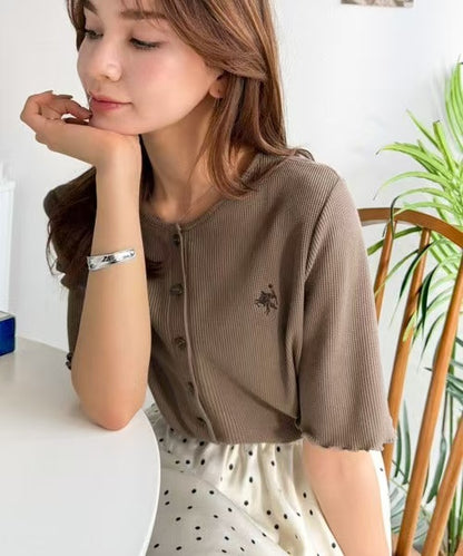 日本直送Waffle Cozy Cardigan