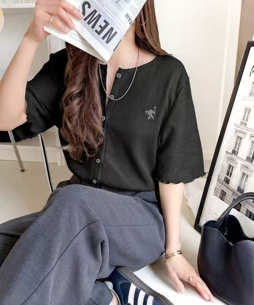 日本直送Waffle Cozy Cardigan