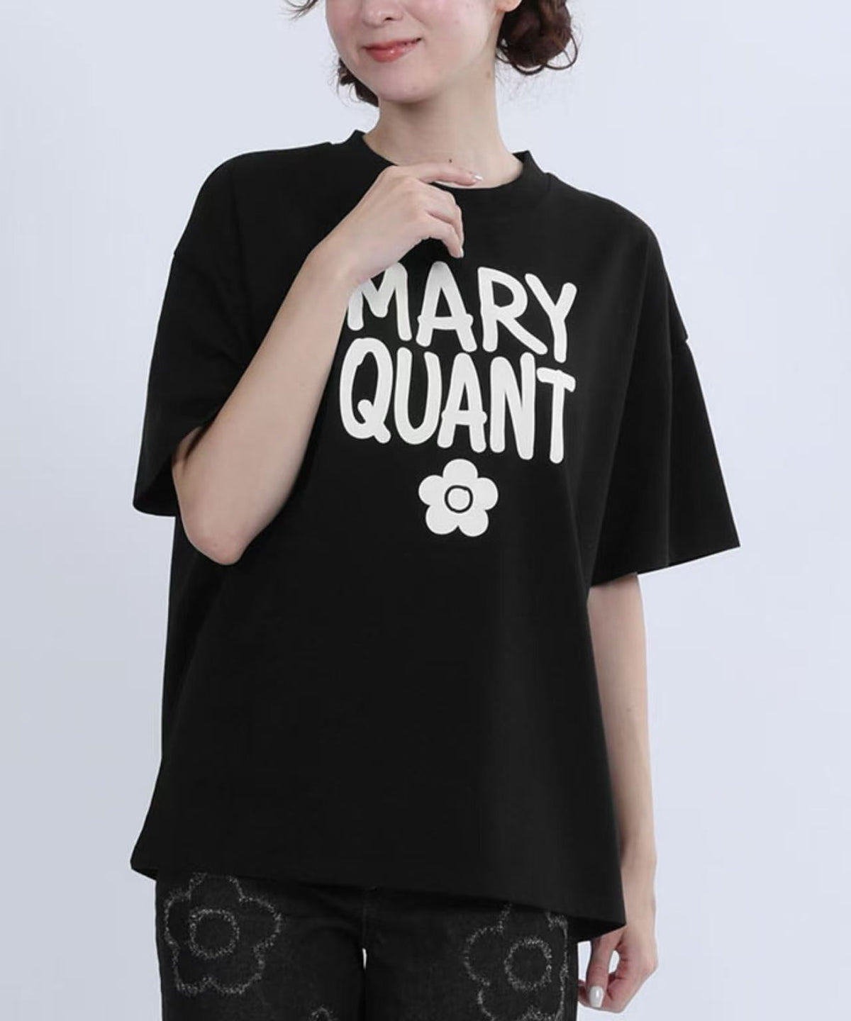 Japan direct delivery Mary Quant Painted Logo Tee