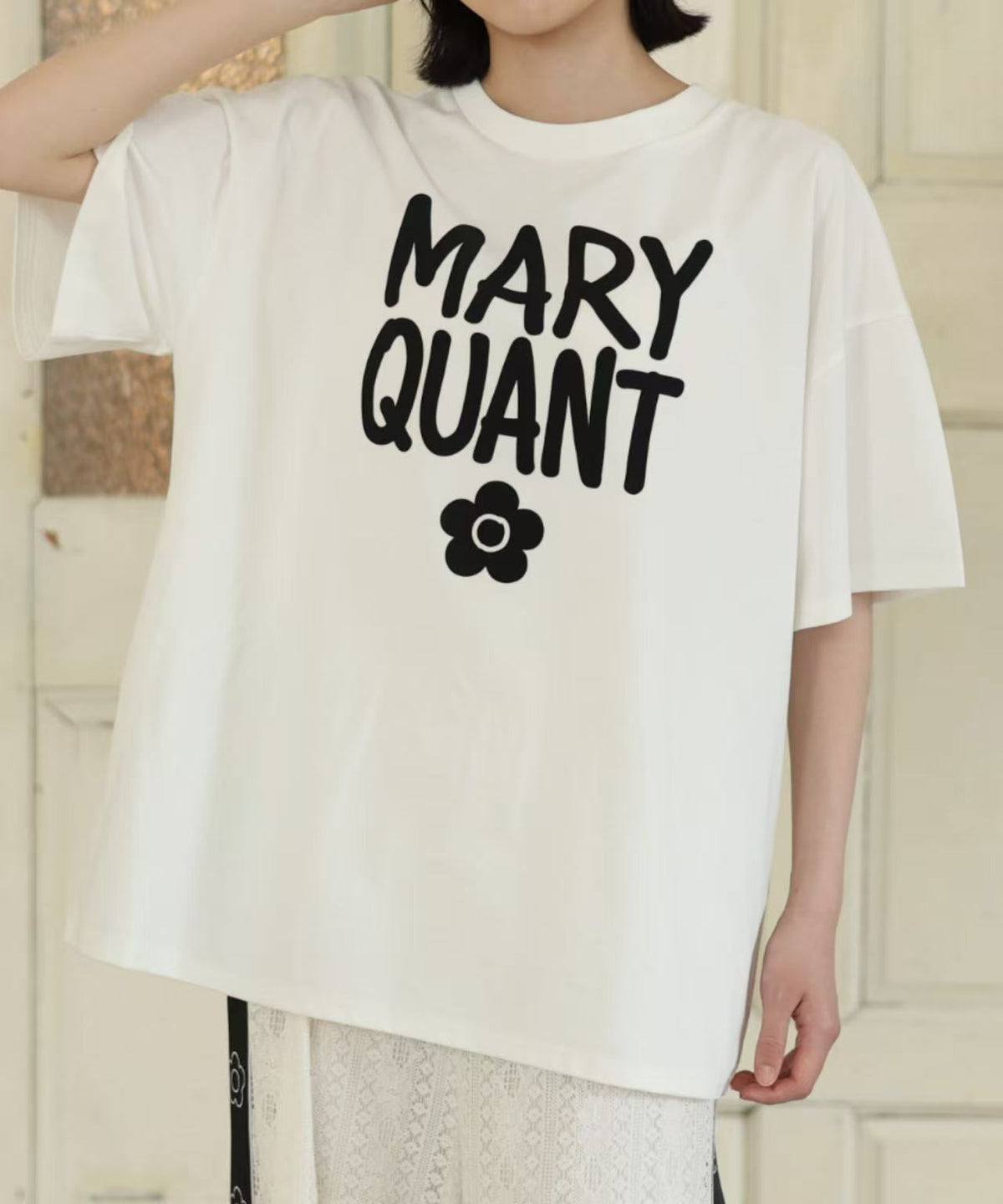 Japan direct delivery Mary Quant Painted Logo Tee