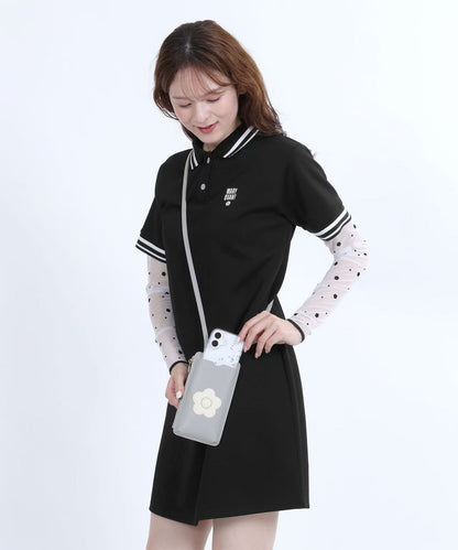 日本直送Mary Quant Daisy Patch Mobile Shoulder Bag
