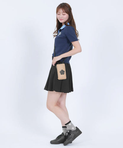 日本直送Mary Quant Daisy Patch Mobile Shoulder Bag