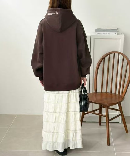 Direct from Japan: [U.S. POLO ASSN.] Hood Embroidery Lining Brushed Hoodie