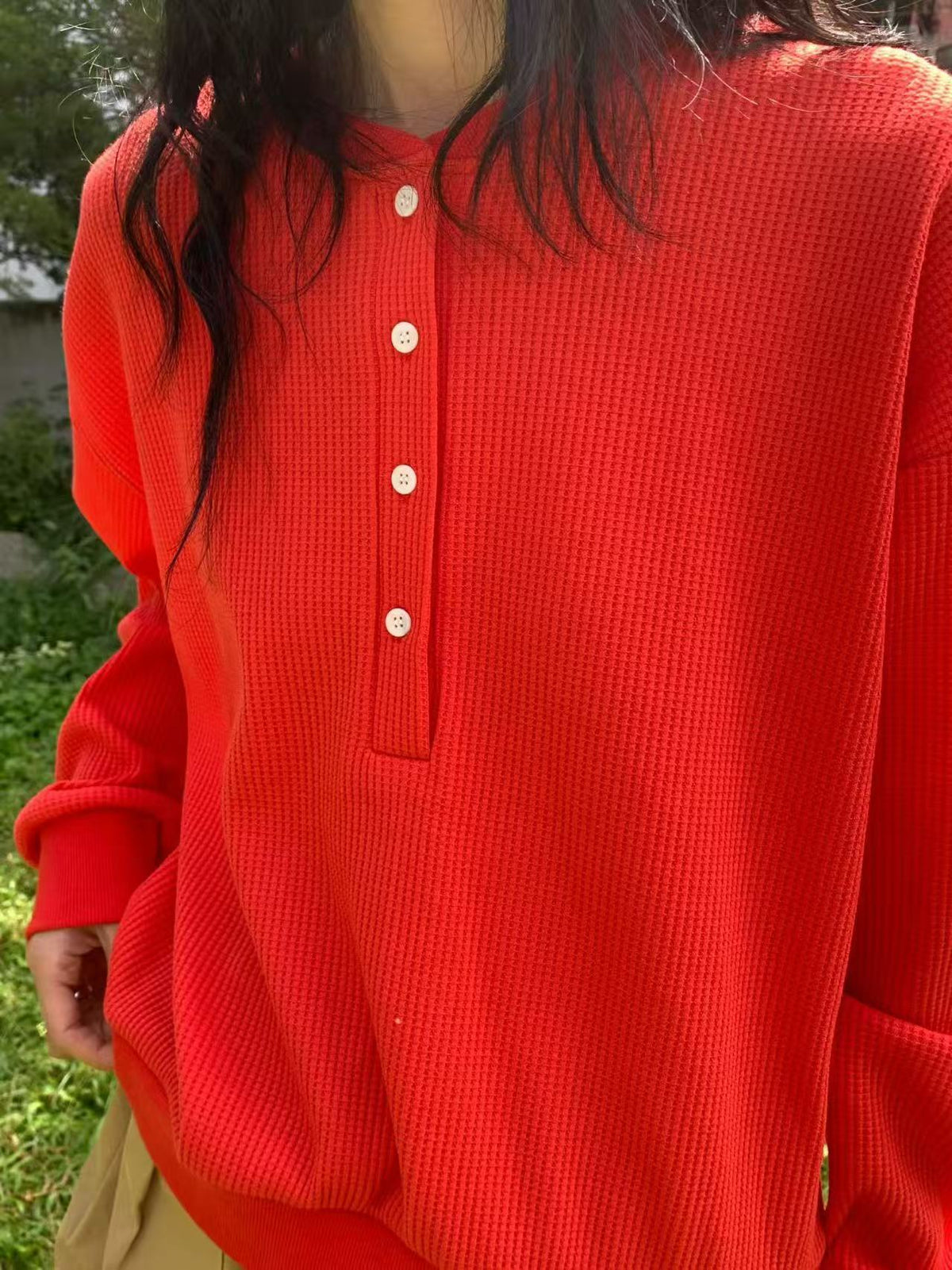 韓國直送 Waffle Henley / Pocket Bermuda