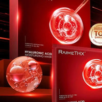 【一口價$218/盒】RaimeTHX - 全新5D水光繃帶玻尿酸紅膜 1盒5片 - HLY & CHOCCICO