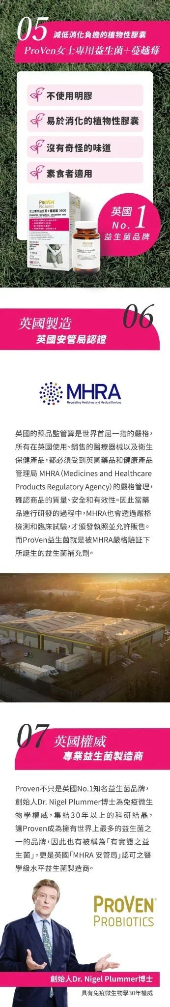 【一口價$248/盒】PROVEN 女士專用益生菌+ 蔓越莓 3600 (30粒膠囊，英國版） - HLY &amp; CHOCCICO