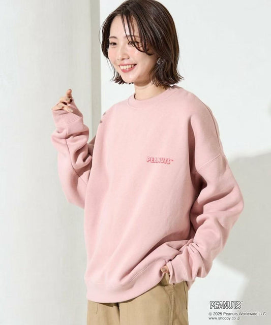 25AW Peanuts Back Print Crew Neck Sweatshirt - HLY & CHOCCICO