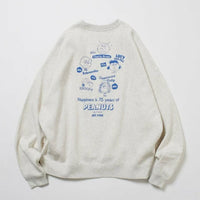 25AW Peanuts Back Print Crew Neck Sweatshirt - HLY & CHOCCICO