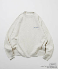 25AW Peanuts Back Print Crew Neck Sweatshirt - HLY & CHOCCICO