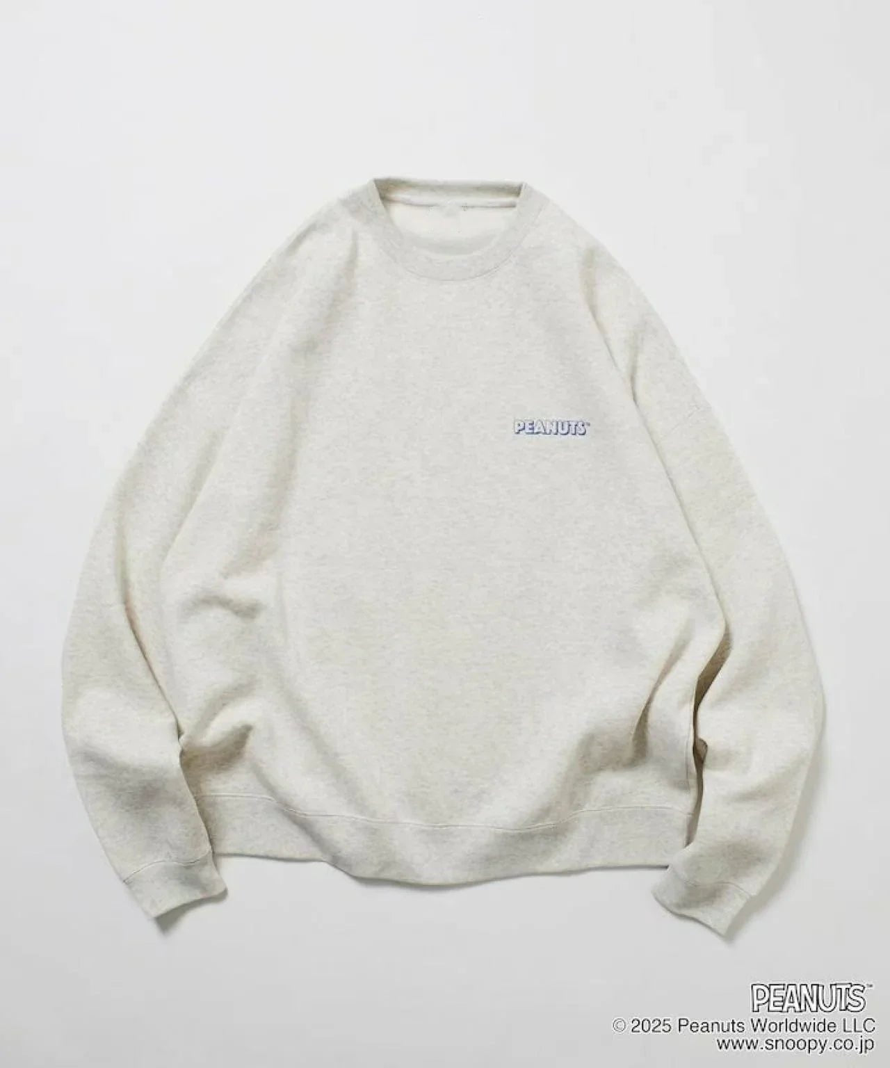 25AW Peanuts Back Print Crew Neck Sweatshirt - HLY &amp; CHOCCICO