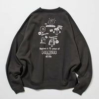 25AW Peanuts Back Print Crew Neck Sweatshirt - HLY & CHOCCICO