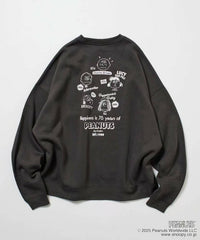 25AW Peanuts Back Print Crew Neck Sweatshirt - HLY & CHOCCICO