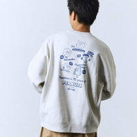 25AW Peanuts Back Print Crew Neck Sweatshirt - HLY & CHOCCICO