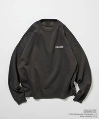 25AW Peanuts Back Print Crew Neck Sweatshirt - HLY & CHOCCICO
