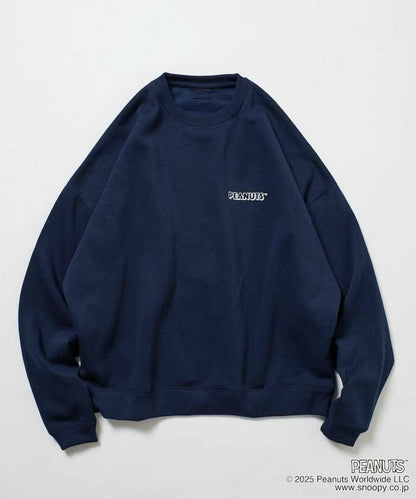 25AW Peanuts Back Print Crew Neck Sweatshirt - HLY &amp; CHOCCICO