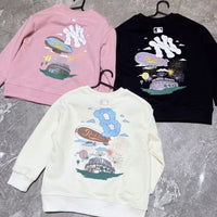 ⚡️限時優惠⚡25秋冬新款MLB 印花圓領衛衣 - HLY & CHOCCICO