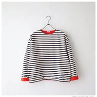 【一口價$298/件】Orcival Reversible Basque T-shirt 條紋絨絨雙面Tee HLY & CHOCCICO