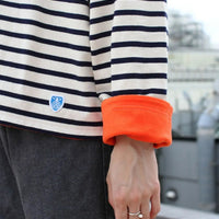 【一口價$298/件】Orcival Reversible Basque T-shirt 條紋絨絨雙面Tee HLY & CHOCCICO