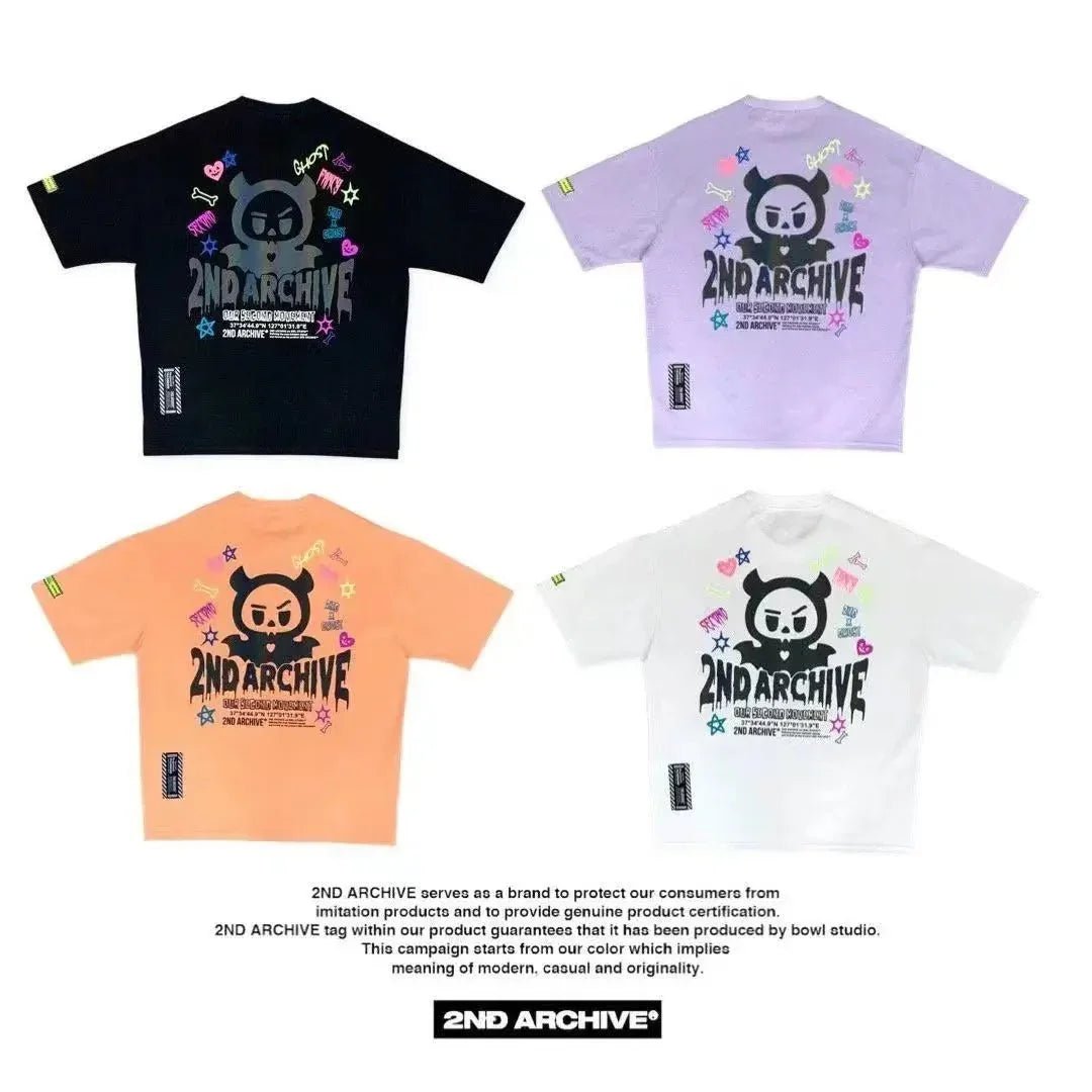 韓國直送🇰🇷 2ND ARCHIVE 2nd Ghost Tee - 4 Color - HLY &amp; CHOCCICO
