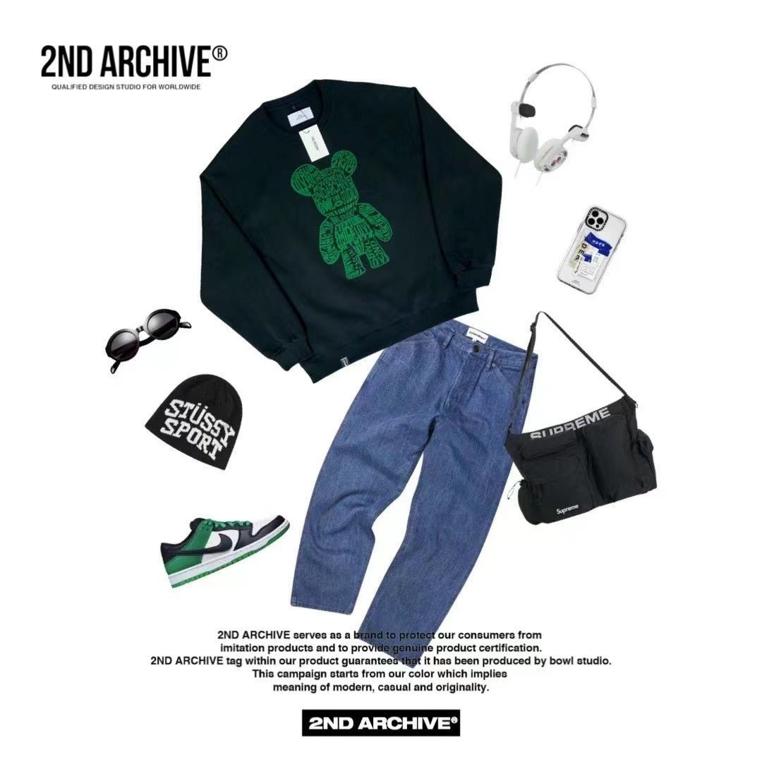 韓國直送🇰🇷 2ND ARCHIVE 3D Floppy Bear  Hoodies HLY & CHOCCICO