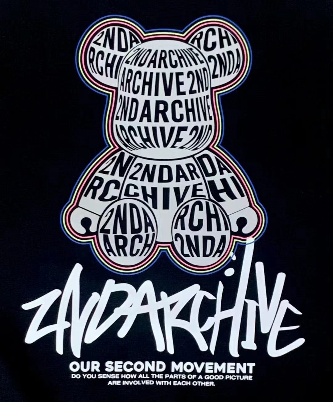 韓國直送🇰🇷 2ND ARCHIVE Alphabet Bear  Hoodies - HLY & CHOCCICO