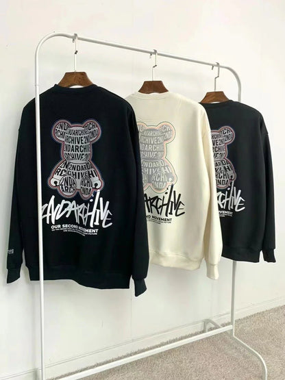 韓國直送🇰🇷 2ND ARCHIVE Alphabet Bear Hoodies - HLY &amp; CHOCCICO