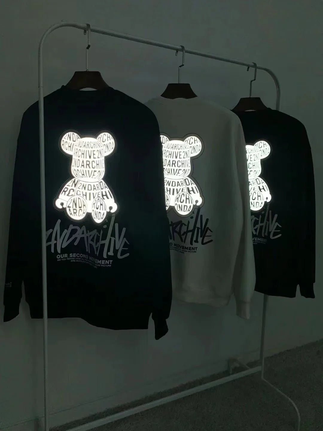 韓國直送🇰🇷 2ND ARCHIVE Alphabet Bear Hoodies - HLY &amp; CHOCCICO