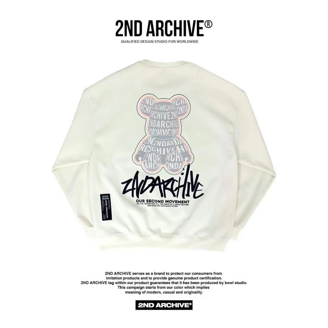 韓國直送🇰🇷 2ND ARCHIVE Alphabet Bear  Hoodies - HLY & CHOCCICO