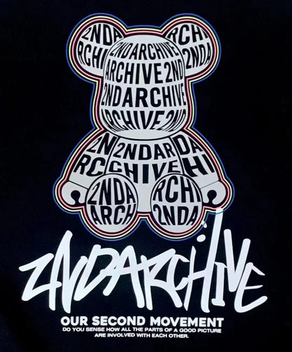 韓國直送🇰🇷 2ND ARCHIVE Alphabet Bear Hoodies - HLY &amp; CHOCCICO