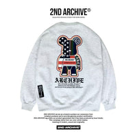 韓國直送🇰🇷 2ND ARCHIVE American Scotch Teddy Bear Sweatshirt HLY & CHOCCICO