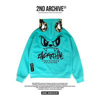 韓國直送🇰🇷 2ND ARCHIVE Angry Camo Bear Pulhood Zip -up HLY & CHOCCICO