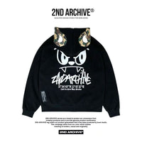 韓國直送🇰🇷 2ND ARCHIVE Angry Camo Bear Pulhood Zip -up HLY & CHOCCICO