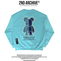 韓國直送🇰🇷 2ND ARCHIVE Aurora Half Bear Sweatshirt HLY & CHOCCICO