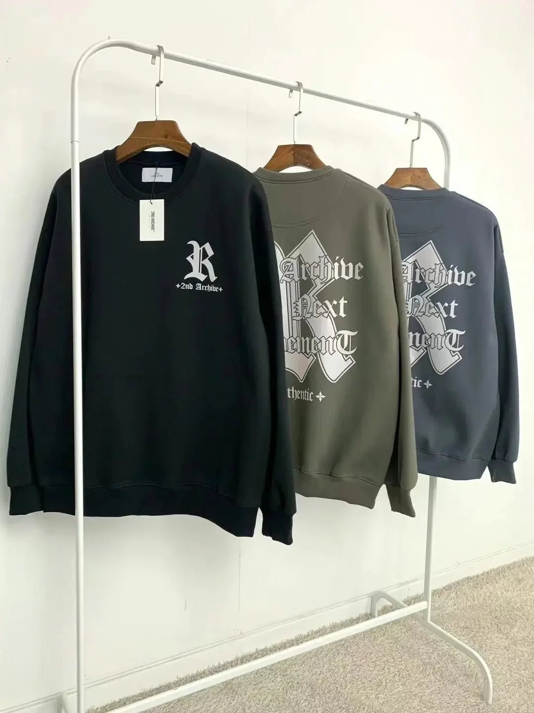 韓國直送🇰🇷 2ND ARCHIVE Authentic 3M Scotch Fleece Sweatshirt - HLY &amp; CHOCCICO