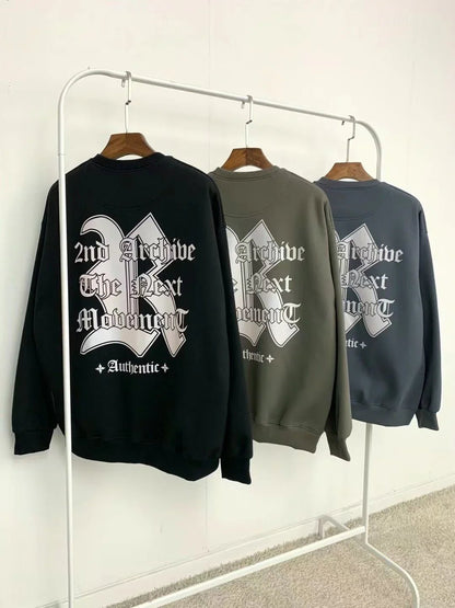 韓國直送🇰🇷 2ND ARCHIVE Authentic 3M Scotch Fleece Sweatshirt - HLY &amp; CHOCCICO