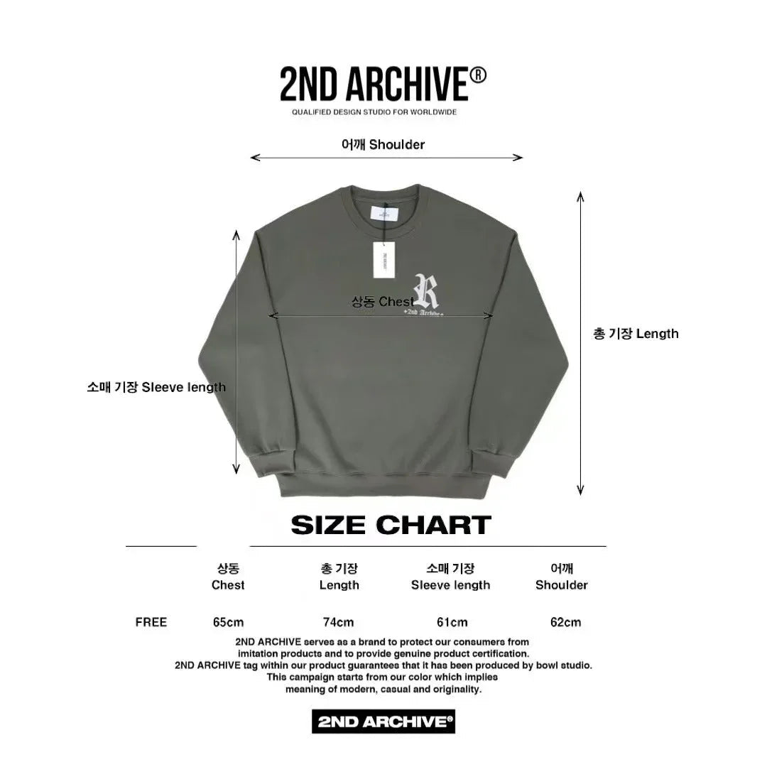 韓國直送🇰🇷 2ND ARCHIVE Authentic 3M Scotch Fleece Sweatshirt - HLY &amp; CHOCCICO