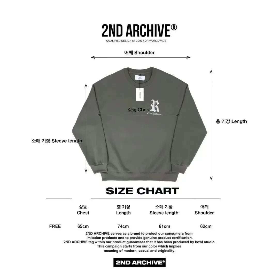 韓國直送🇰🇷 2ND ARCHIVE Authentic 3M Scotch Fleece Sweatshirt - HLY &amp; CHOCCICO
