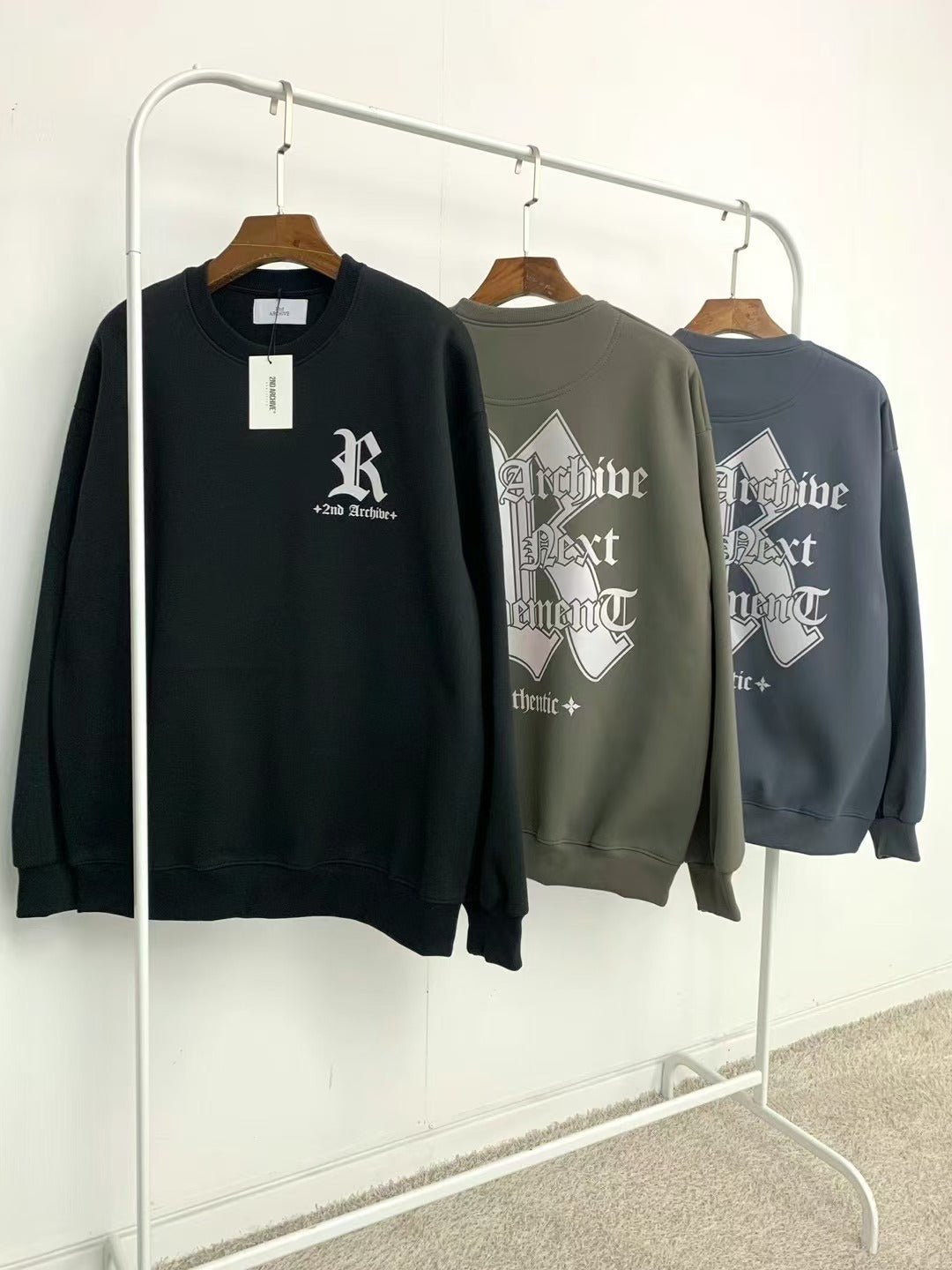 韓國直送🇰🇷 2ND ARCHIVE Authentic 3M Scotch Fleece  Sweatshirt HLY & CHOCCICO