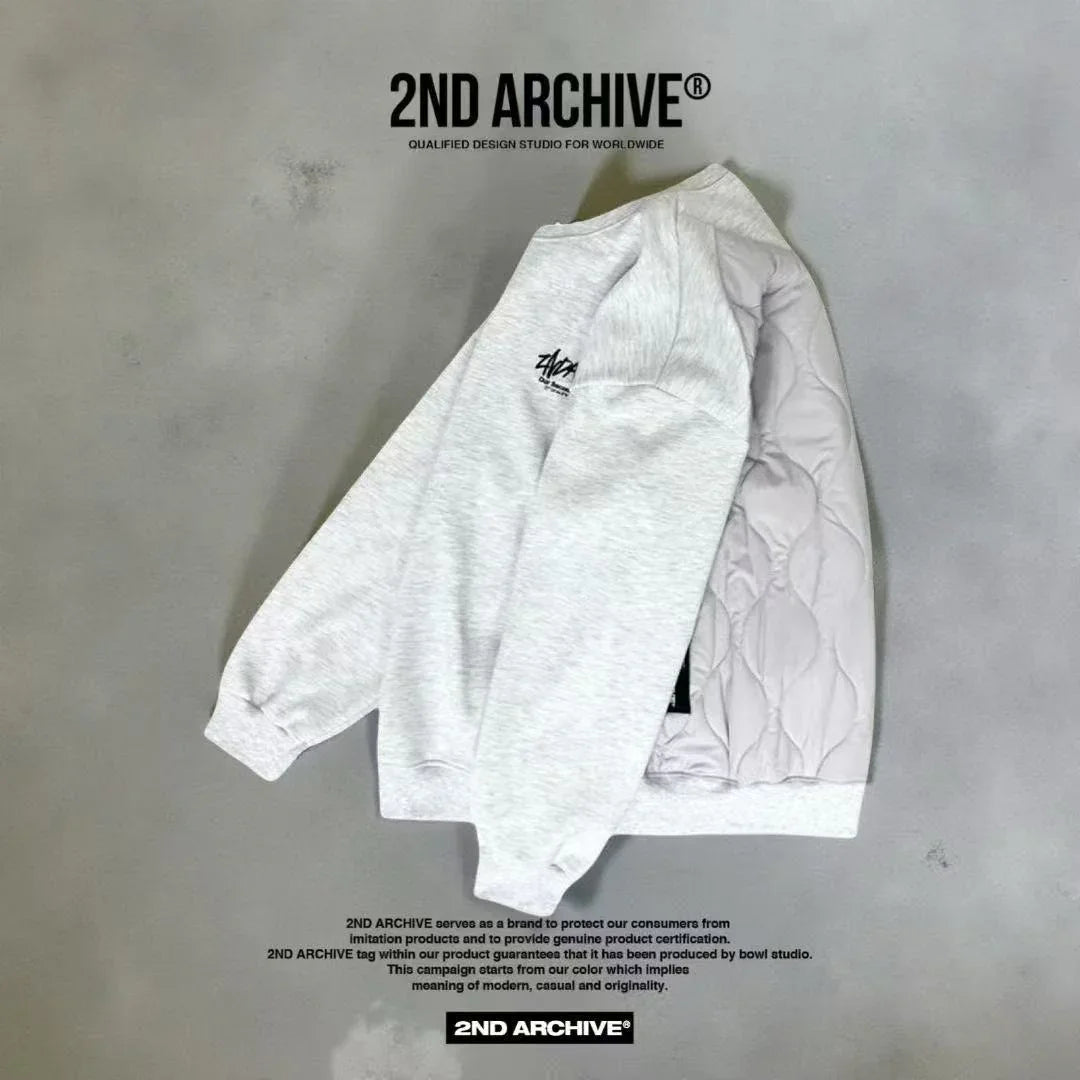 韓國直送 2ND ARCHIVE Basic Padded Sweatshirt - HLY &amp; CHOCCICO
