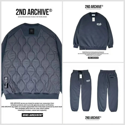 韓國直送 2ND ARCHIVE Basic Padded Sweatshirt - HLY &amp; CHOCCICO