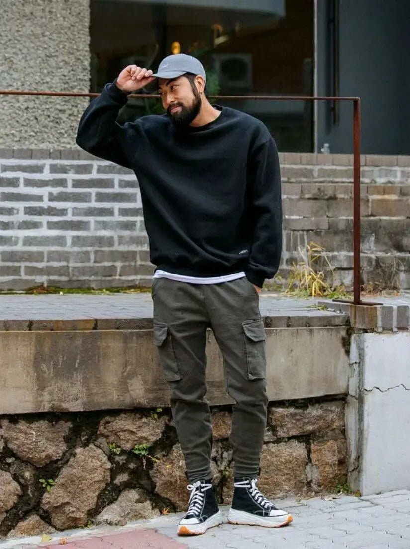 韓國直送🇰🇷 2ND ARCHIVE Basic Padded Sweatshirt - HLY & CHOCCICO