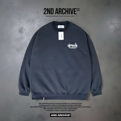 韓國直送 2ND ARCHIVE Basic Padded Sweatshirt - HLY &amp; CHOCCICO