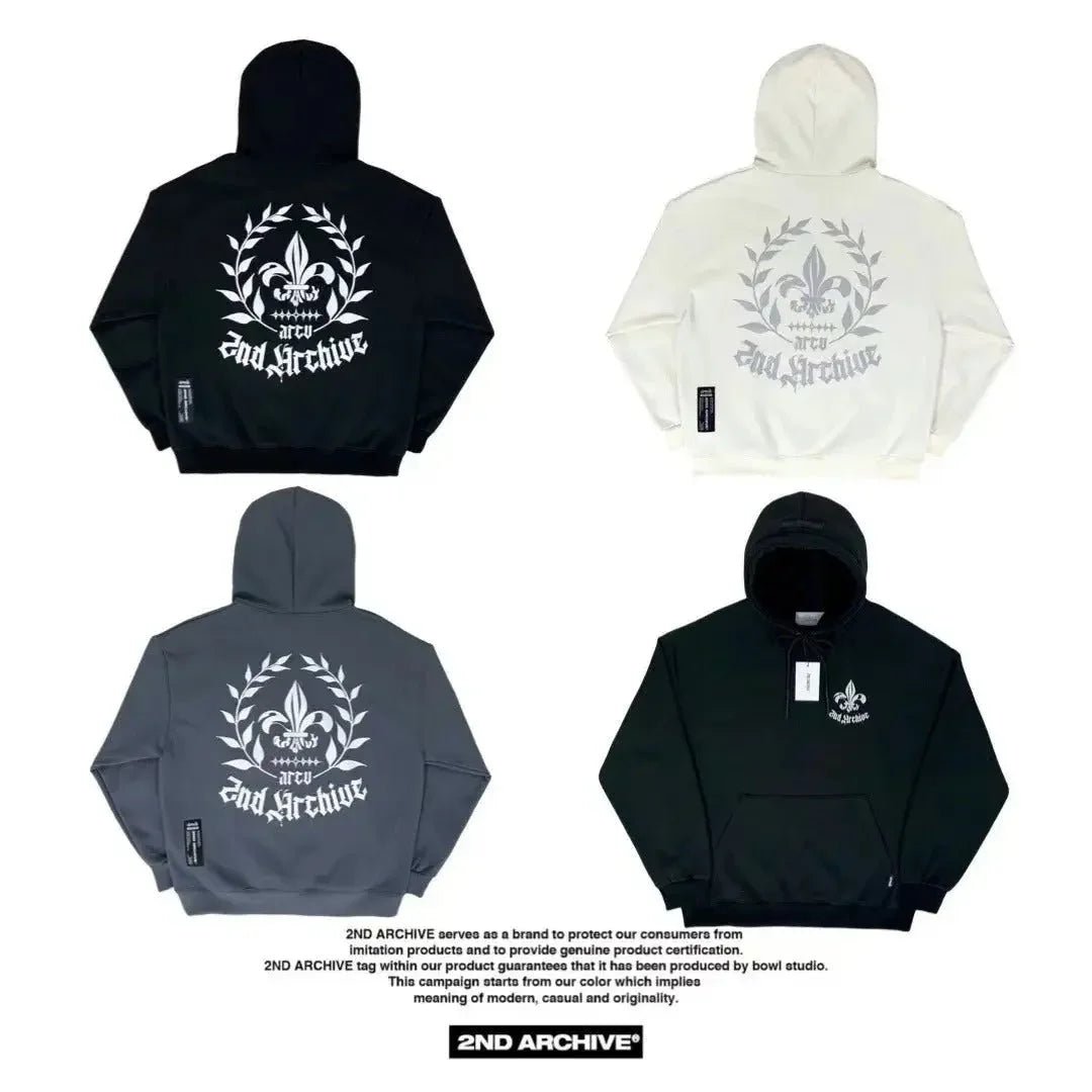 韓國直送🇰🇷 2ND ARCHIVE Bateri Scotch Fleece Hoodie - HLY &amp; CHOCCICO