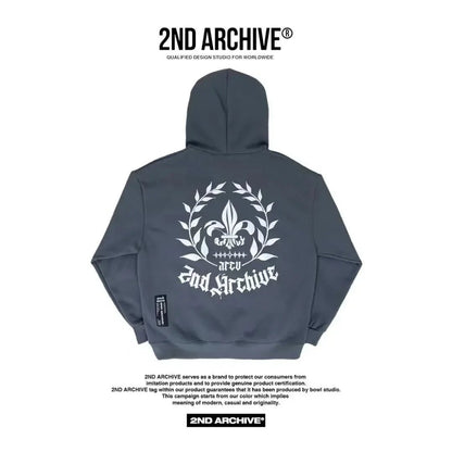 韓國直送🇰🇷 2ND ARCHIVE Bateri Scotch Fleece Hoodie - HLY &amp; CHOCCICO