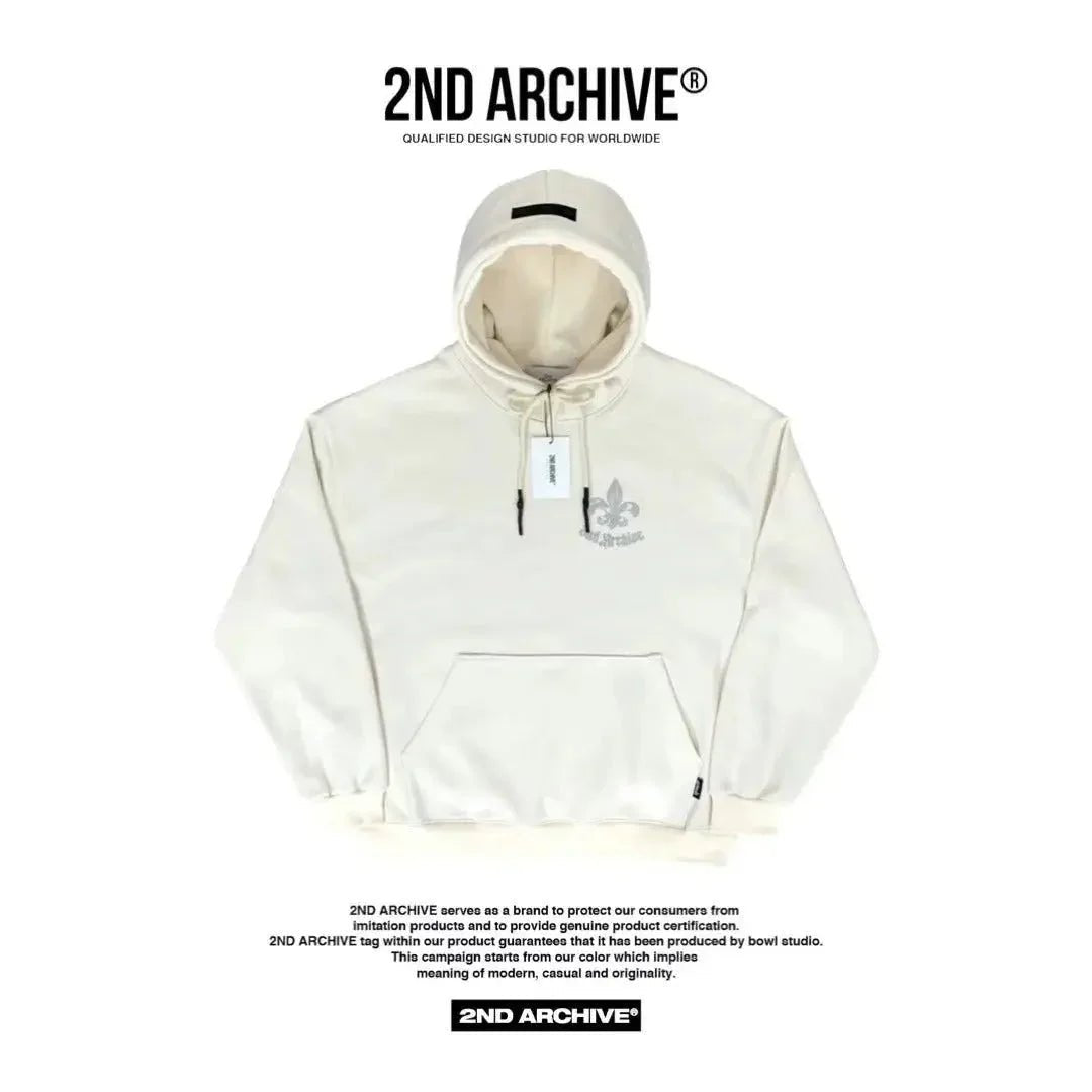 韓國直送🇰🇷 2ND ARCHIVE Bateri Scotch Fleece Hoodie - HLY &amp; CHOCCICO