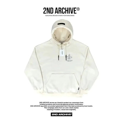 韓國直送🇰🇷 2ND ARCHIVE Bateri Scotch Fleece Hoodie - HLY &amp; CHOCCICO