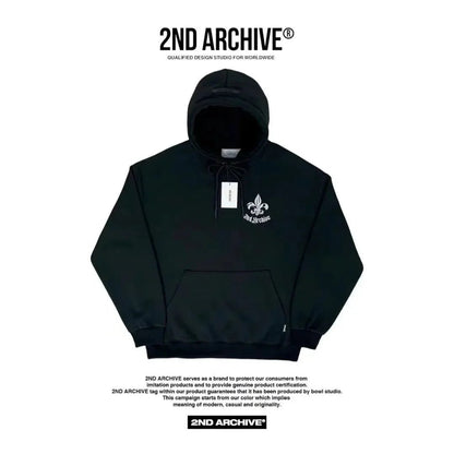 韓國直送🇰🇷 2ND ARCHIVE Bateri Scotch Fleece Hoodie - HLY &amp; CHOCCICO