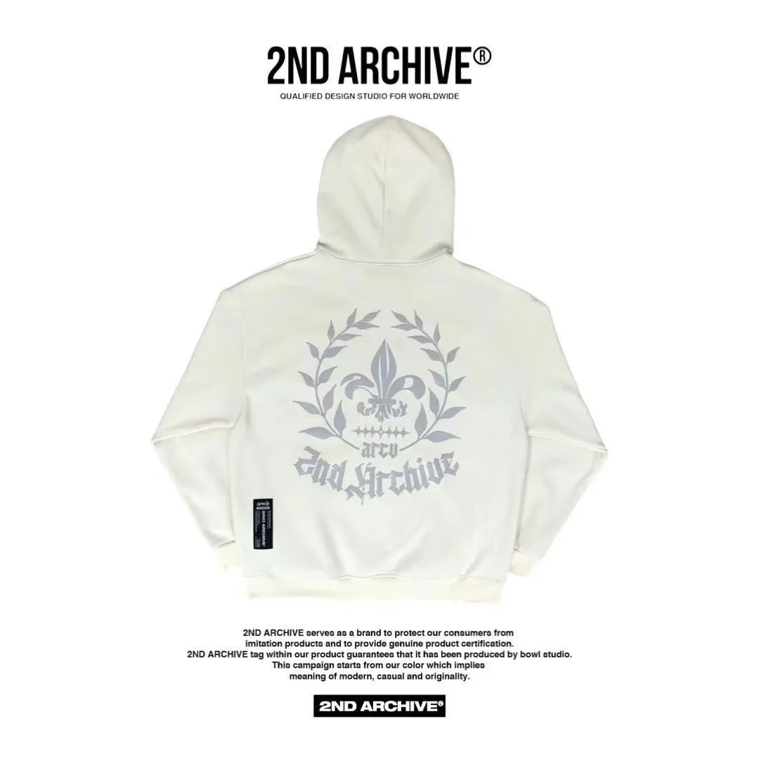 韓國直送🇰🇷 2ND ARCHIVE Bateri Scotch Fleece Hoodie - HLY &amp; CHOCCICO