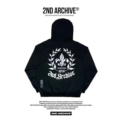 韓國直送🇰🇷 2ND ARCHIVE Bateri Scotch Fleece Hoodie - HLY &amp; CHOCCICO