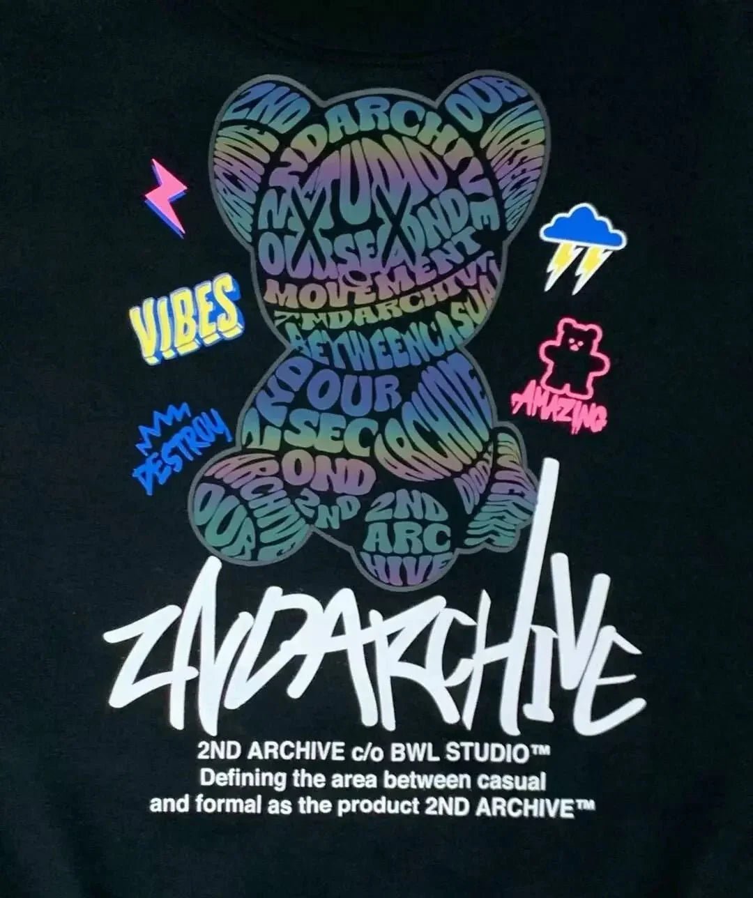 韓國直送🇰🇷 2ND ARCHIVE Bear Sweatshirt - HLY &amp; CHOCCICO
